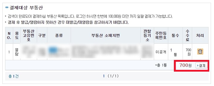 등기부등본 열람 인터넷 발급
