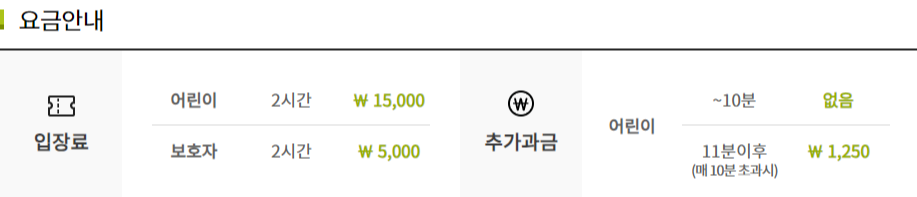 DDP 동대문디자인플라자 키즈카페 디키디키 디자인 놀이터 이용요금