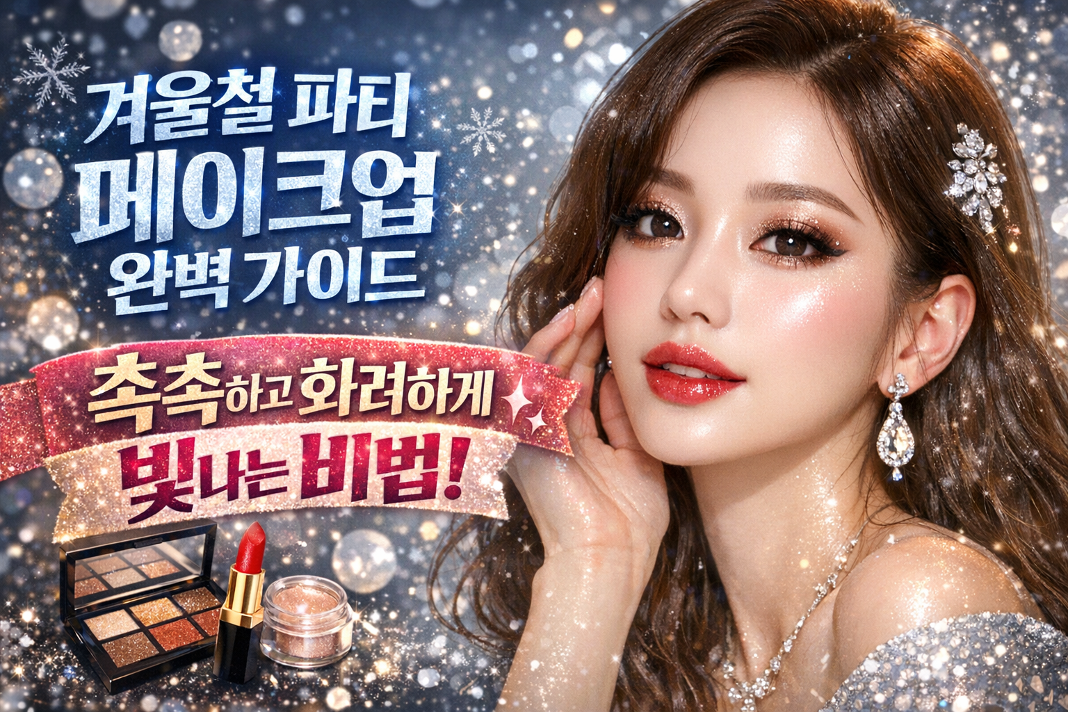 겨울철 파티 메이크업