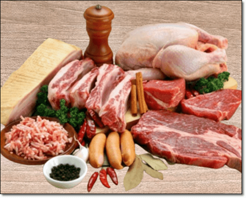 소고기와 닭고기