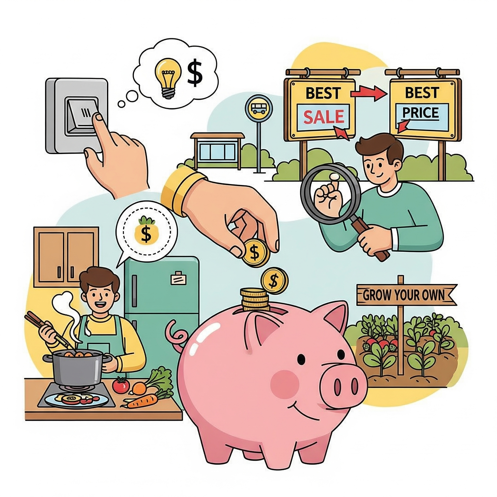 현명한 소비로 통장을 살찌우는 팁!