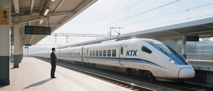 광주 &harr; 용산 KTX 노선 구조 완전 분석