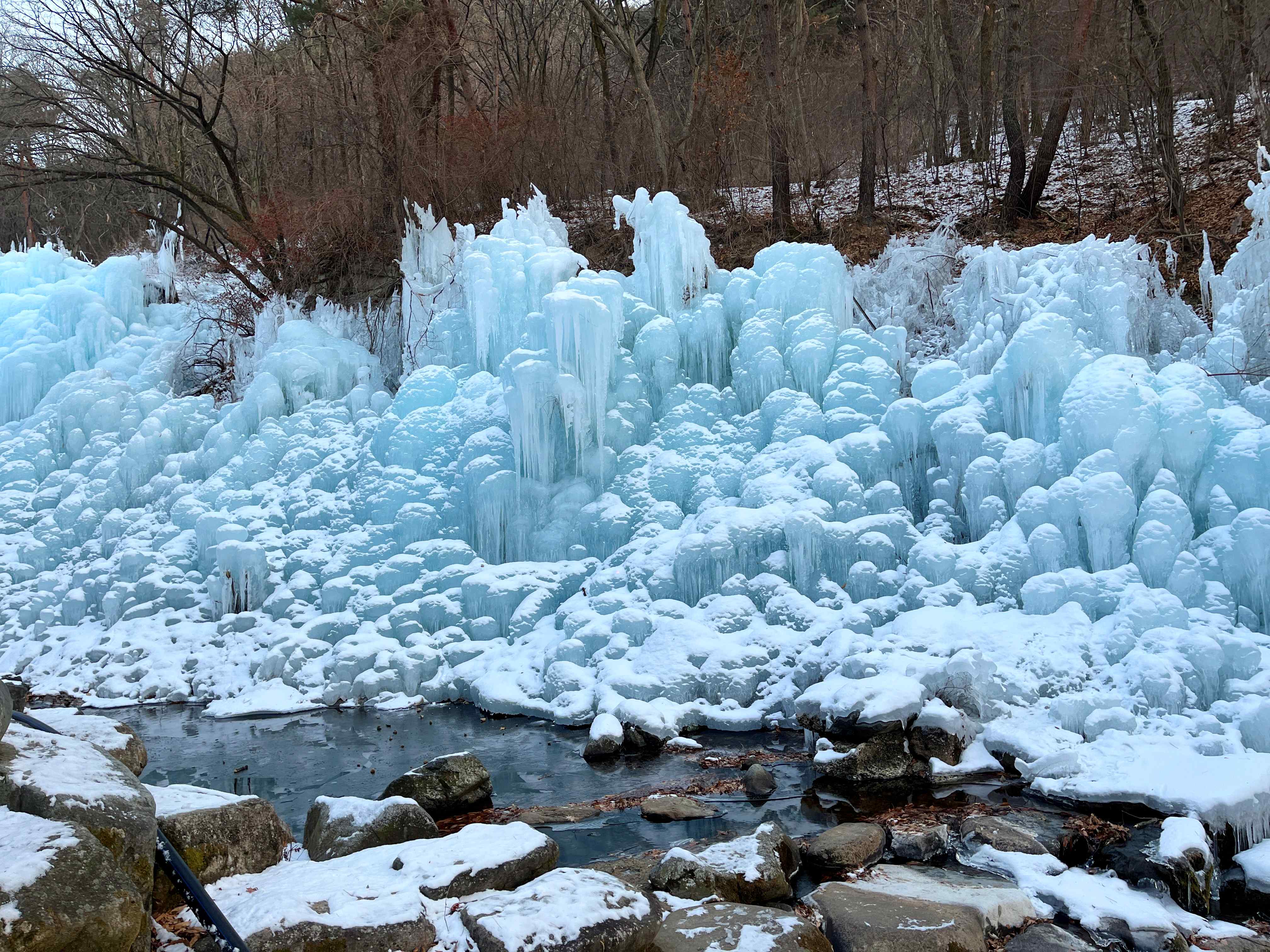 비슬산 얼음빙벽