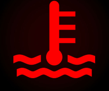 차량 경고등-냉각수 수온