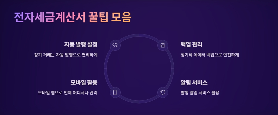 전자세금계산서 꿀팁