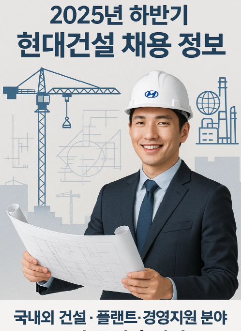 2025년 하반기 현대건설 채용 정보