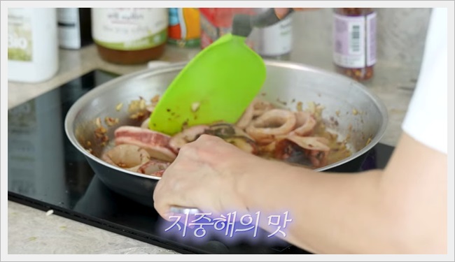 오징어 감바스