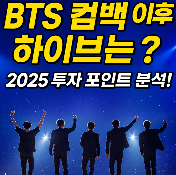 BTS 컴백 -하이브 투자 포인트