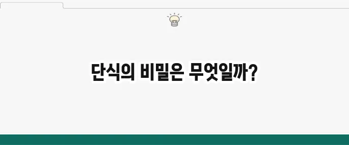 간헐적 단식 효과와 부작용: 성공적인 간헐적 단식 방법