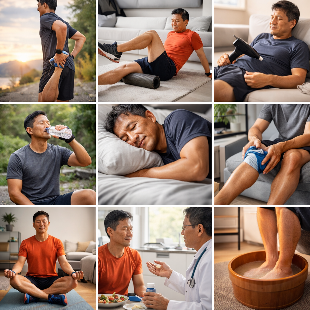 중년 러닝시 관리법