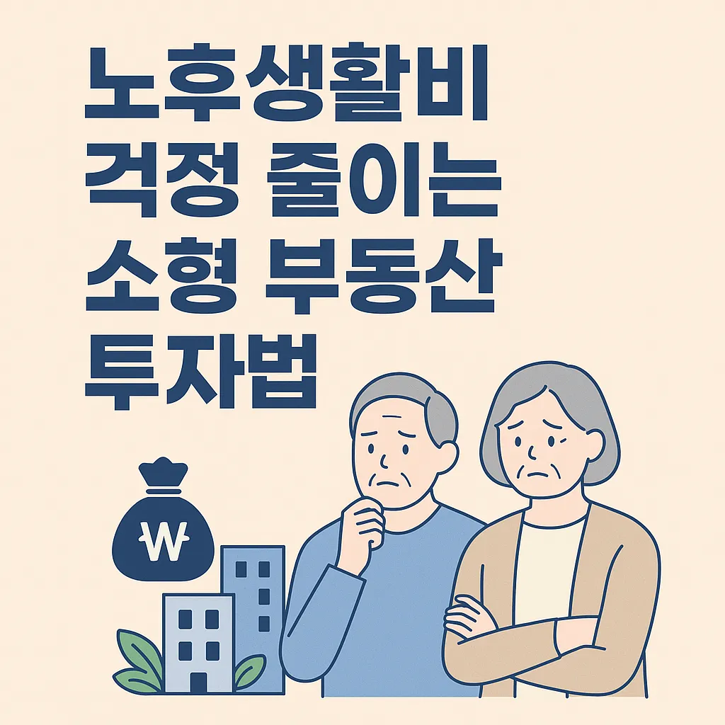 노후생활비 걱정 줄이는 소형 부동산 투자법
