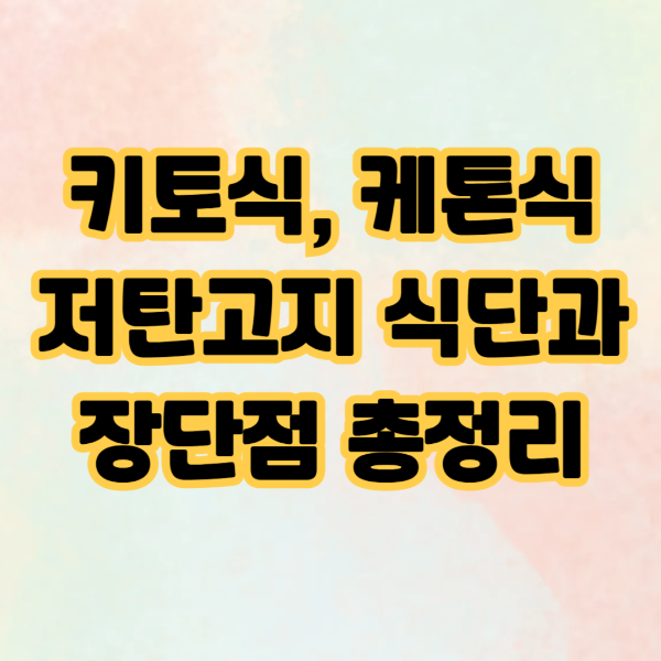키토식,케톤식 저탄고지 식단과 장단점 총정리 텍스트