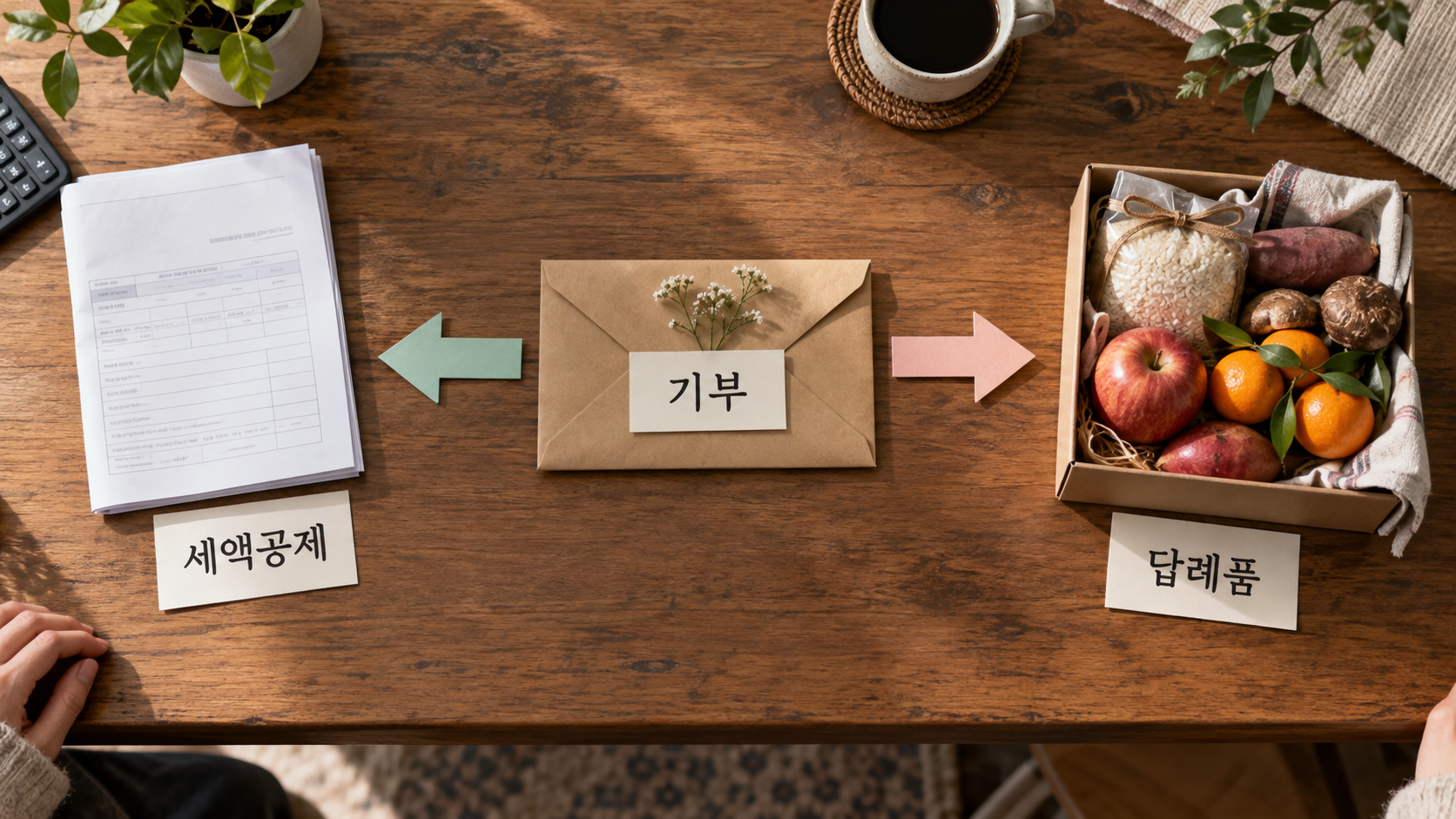 기부금이 돌아오는 구조
