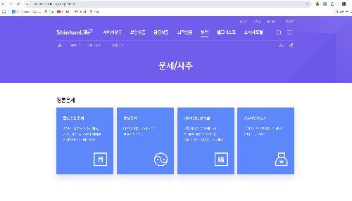 2025 신년 운세 무료 신한 생명