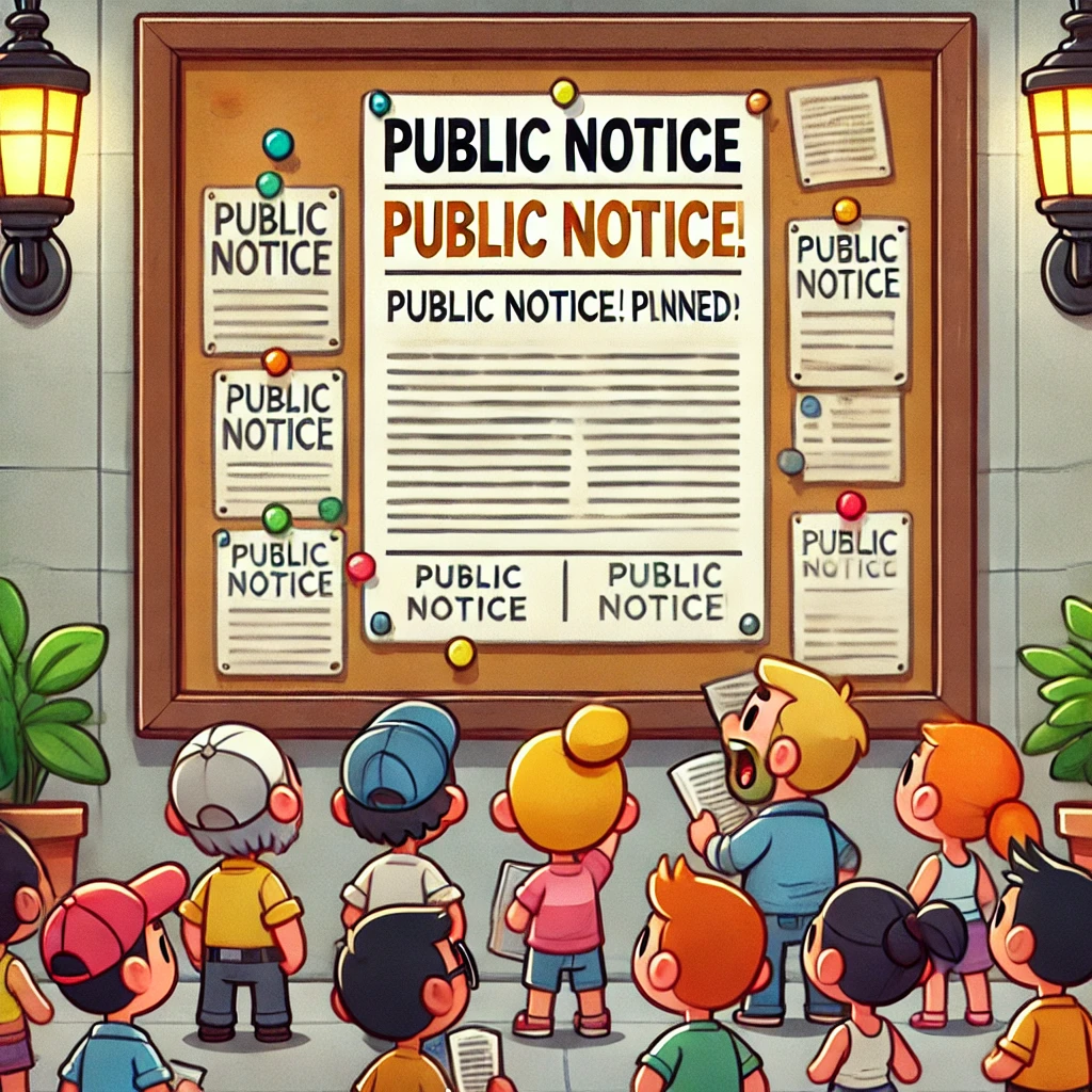 공시송달 예시1