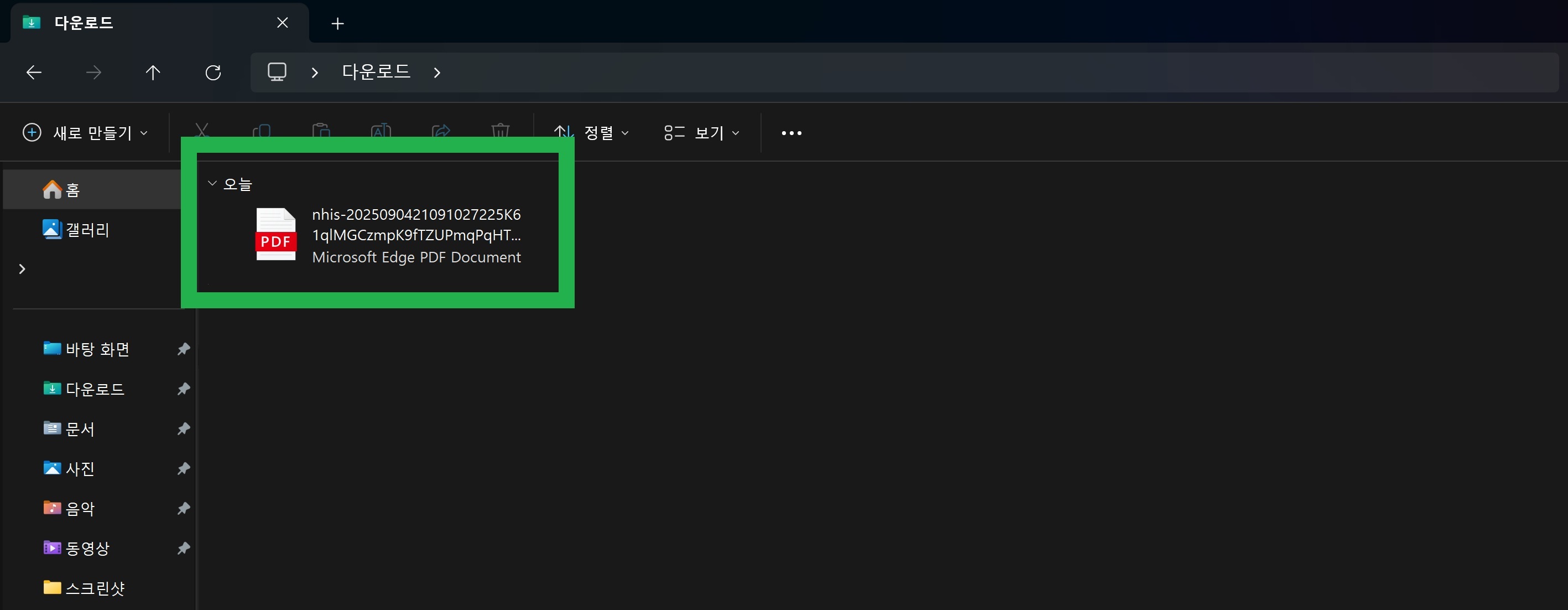 건강보험 자격득실확인서