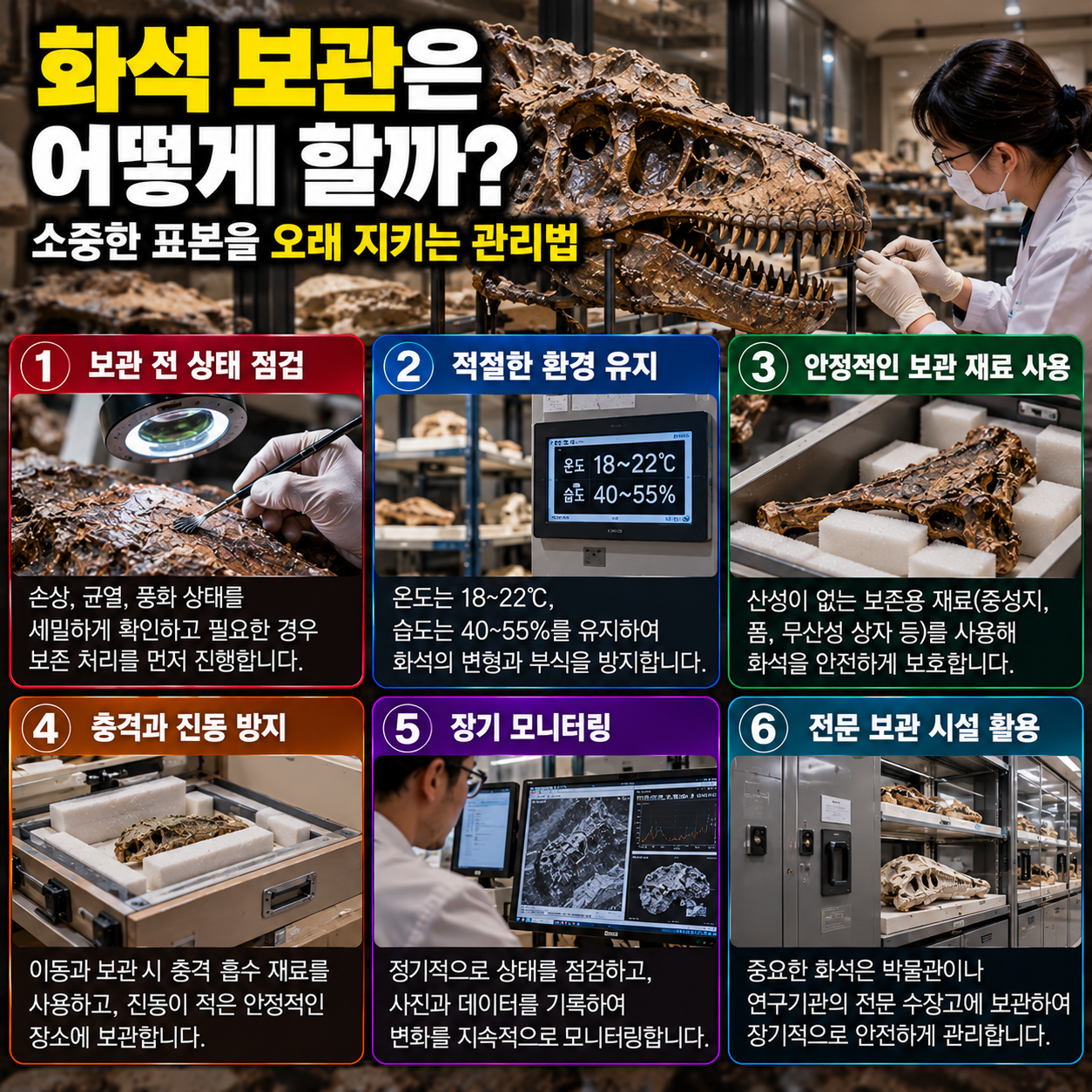 화석 보관