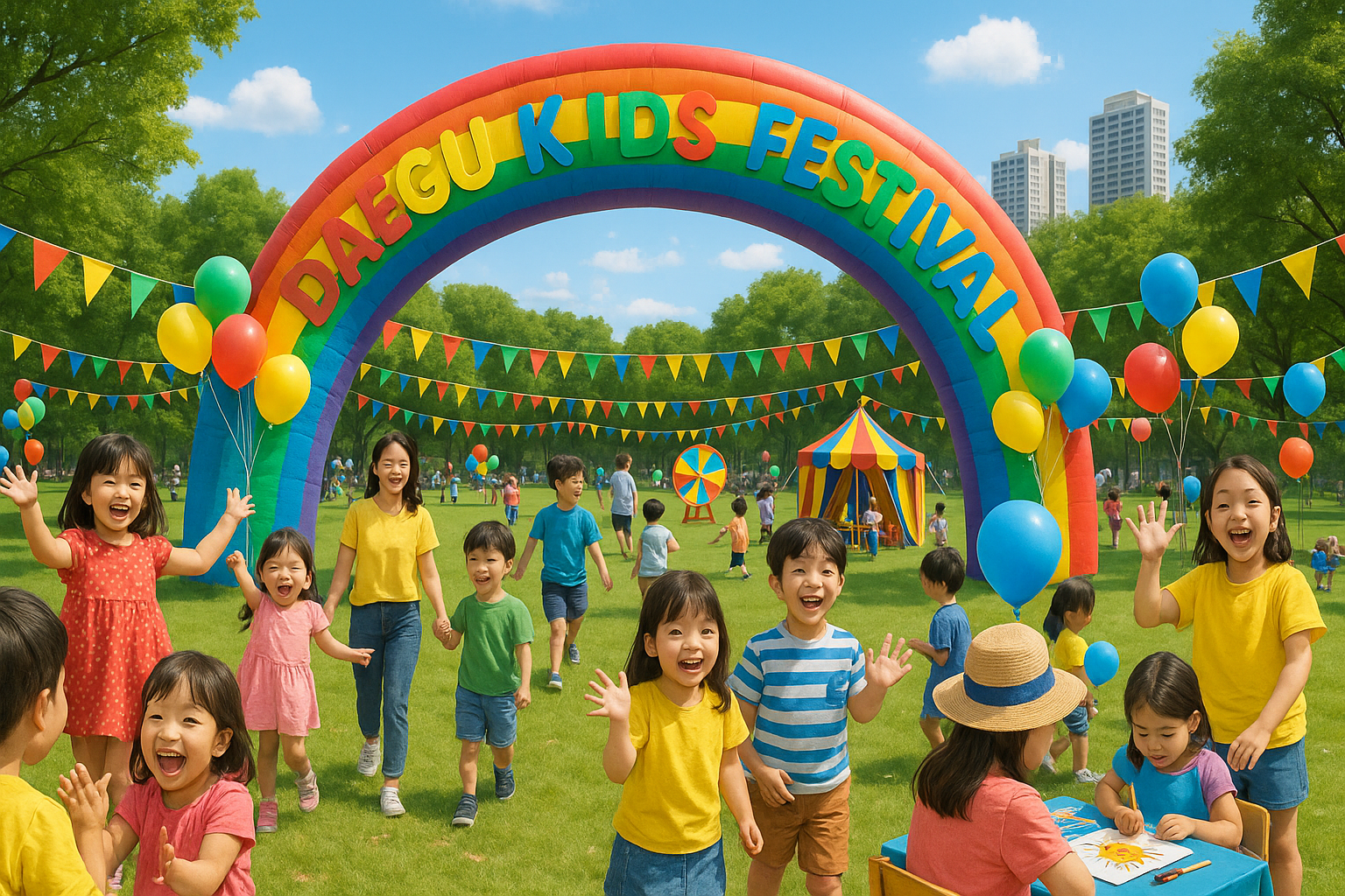 2025 대구 어린이날 행사, 구별로 정리