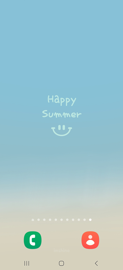 방법 1: 바탕화면에서 빈 공간 길게 누르기