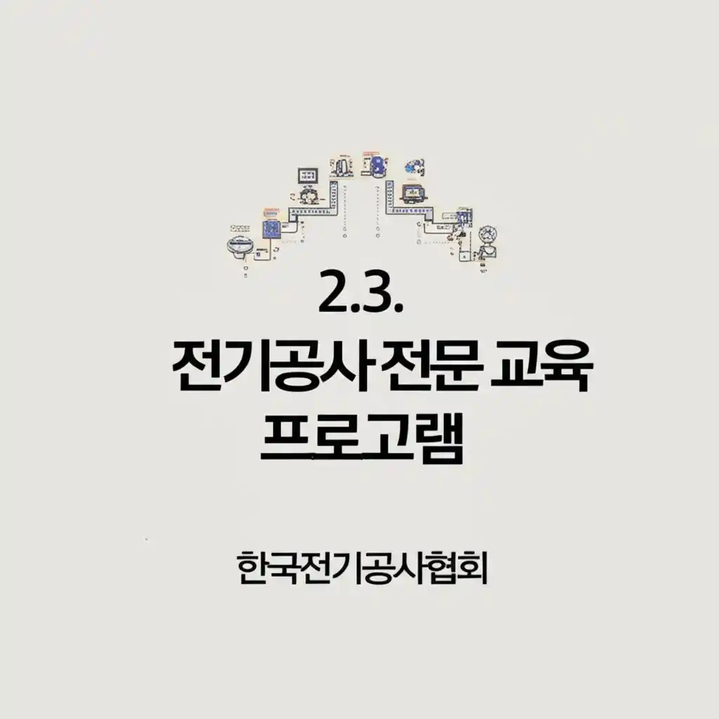 한국전기공사협회 전기공사 전문 교육 프로그램에서 수강생들이 실습하는 모습