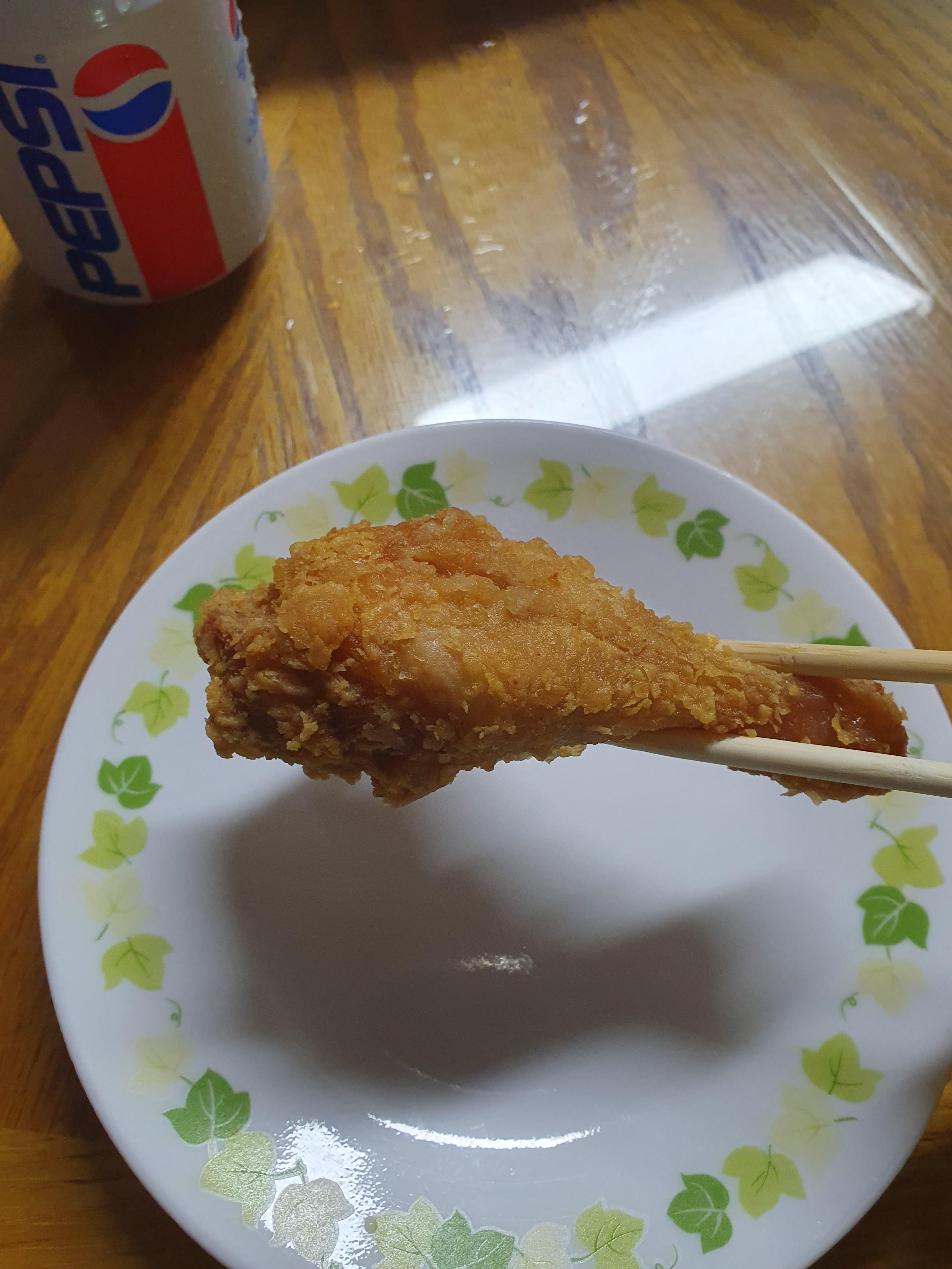 바른치킨 후라이드 닭다리