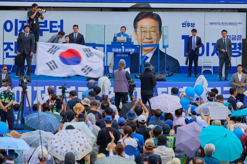 이재명 후보 유세