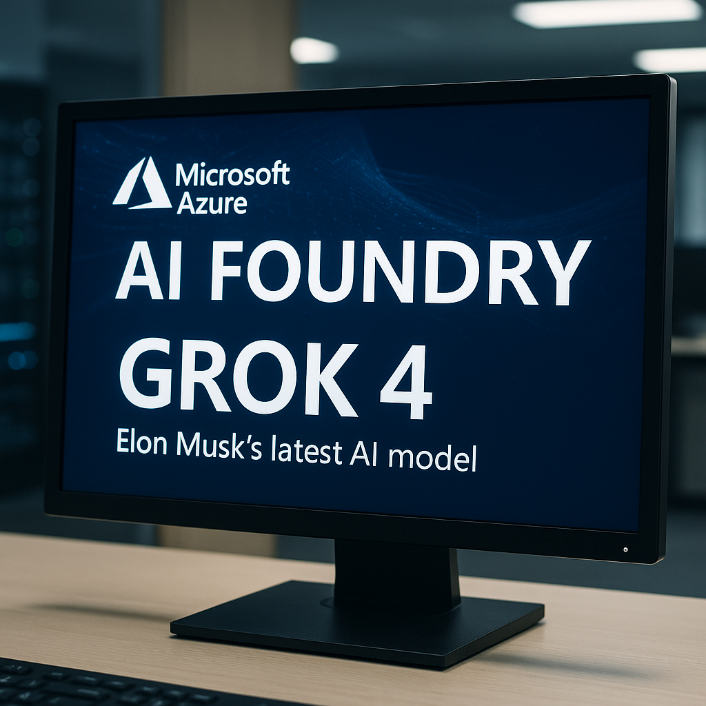 마이크로소프트 Azure AI Foundry에 Grok4 추가