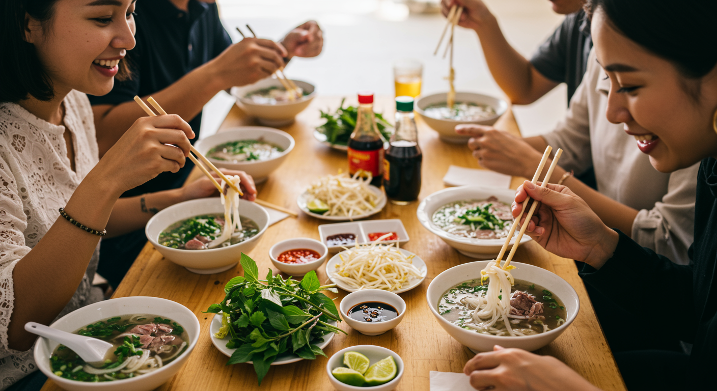 쌀국수의 탄생배경과 제조과정 및 국물의 조리법