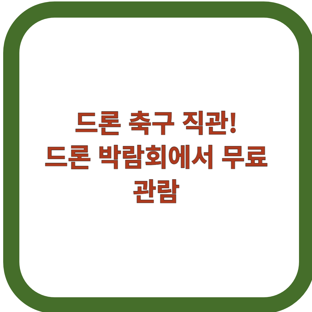 드론-축구