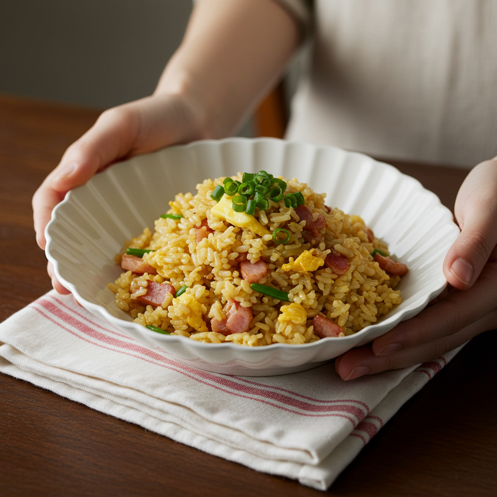 간장 버터 계란 볶음밥