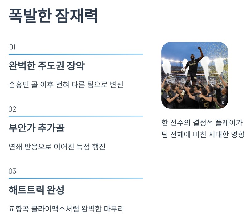 역전골 이후, 폭발한 LAFC의 잠재력