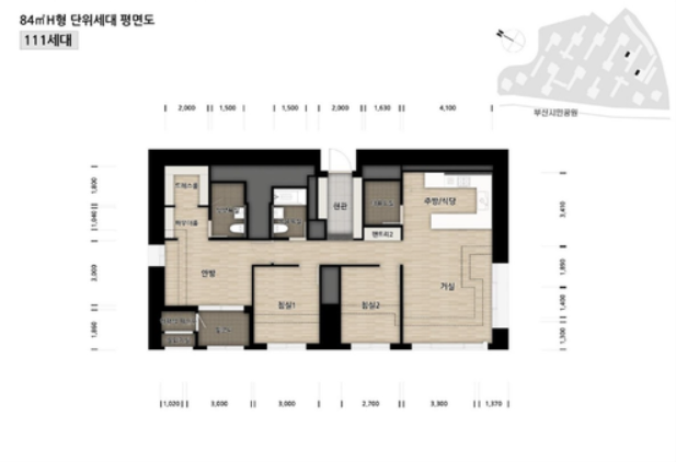 촉진3구역 평면도