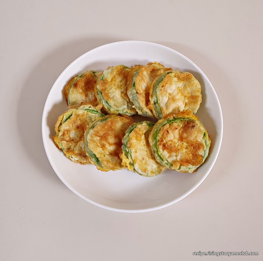 완성된 애호박 전 사진