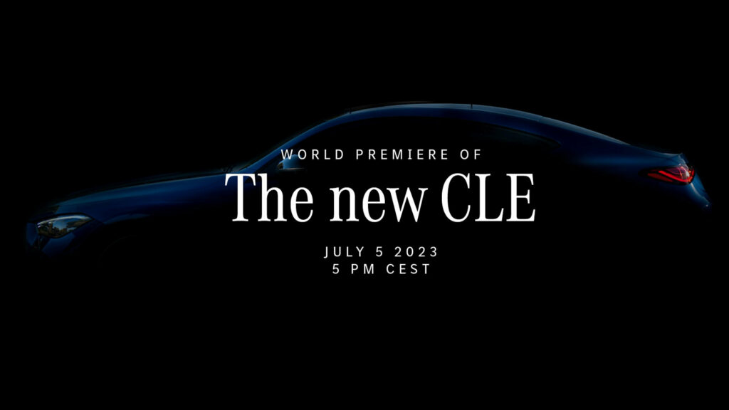 메르세데스-벤츠가 차세대 쿠페 모델인 'CLE 쿠페‘의 티저를 공개했다.