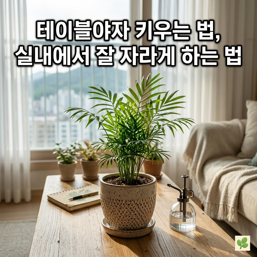 테이블야자 키우는 법, 실내에서 잘 자라게 하는 법