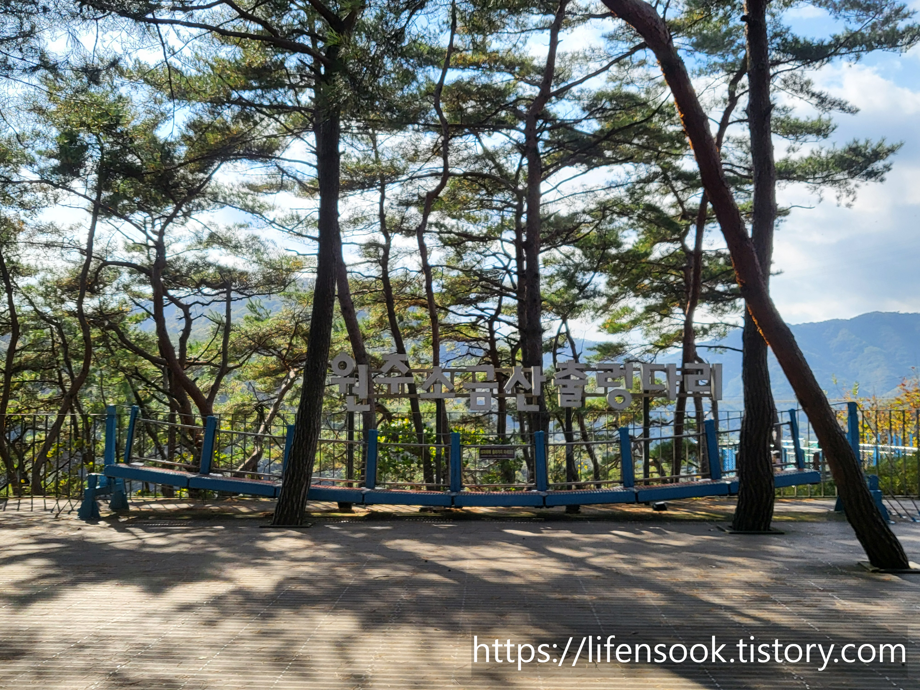 소금산 출렁다리 모형