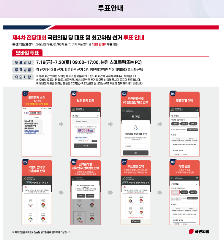 국민의힘 전당대회 일정2