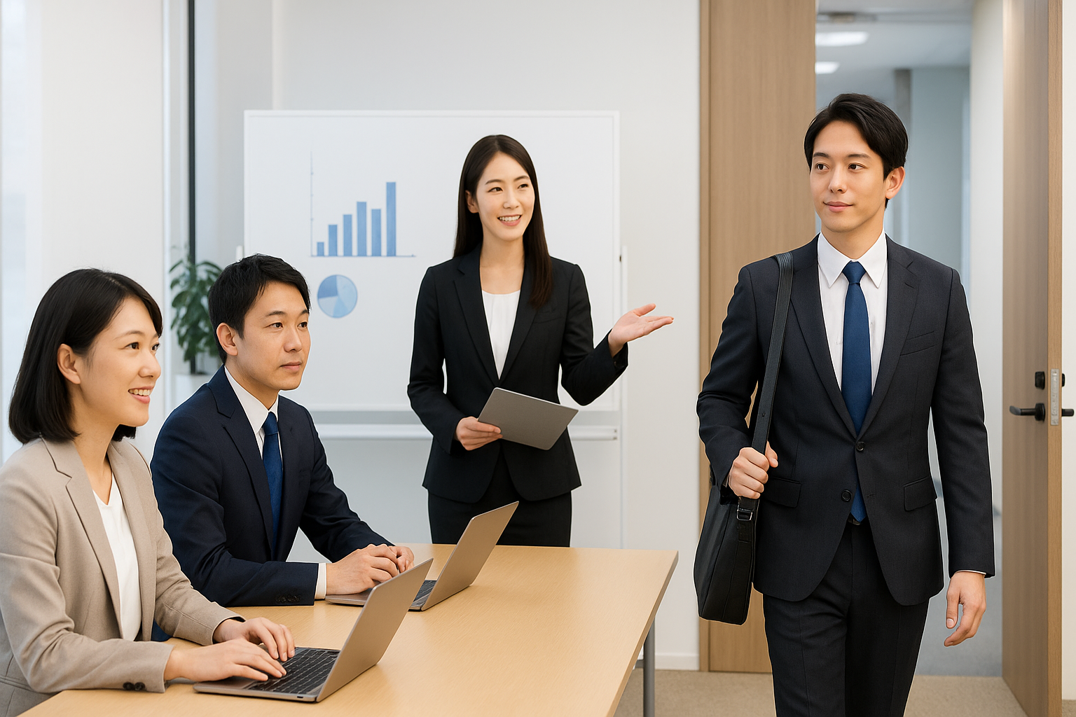 직장인의 모습