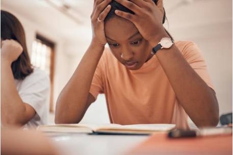 elementary student study anxiety