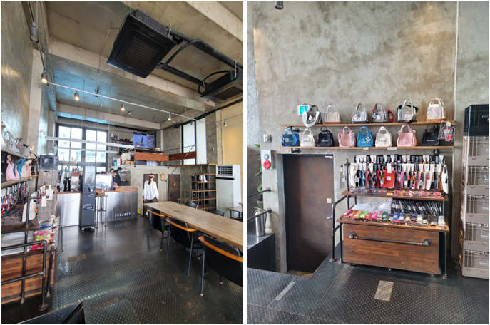 주방(카운터)과 MD상품들