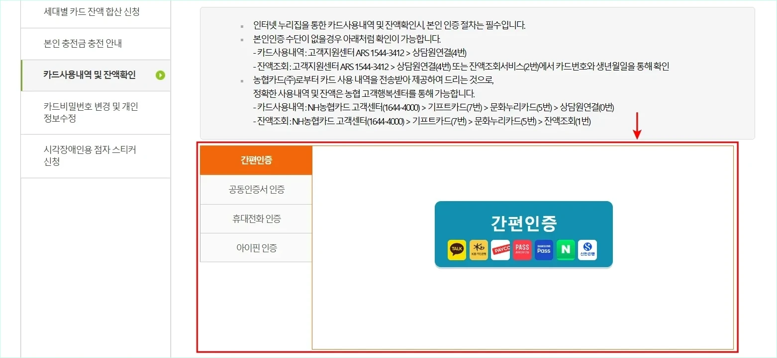 간편인증. 공동인증서 인증 등의 방법으로 본인 인증을 진행