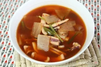 오징어 무국 끓이는 방법으로 칼칼국물_31