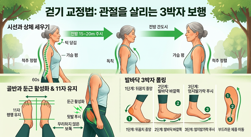 100세시대 걷거 교정법
