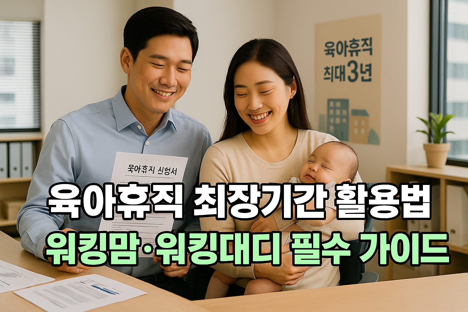 육아휴직 최장기간 활용법