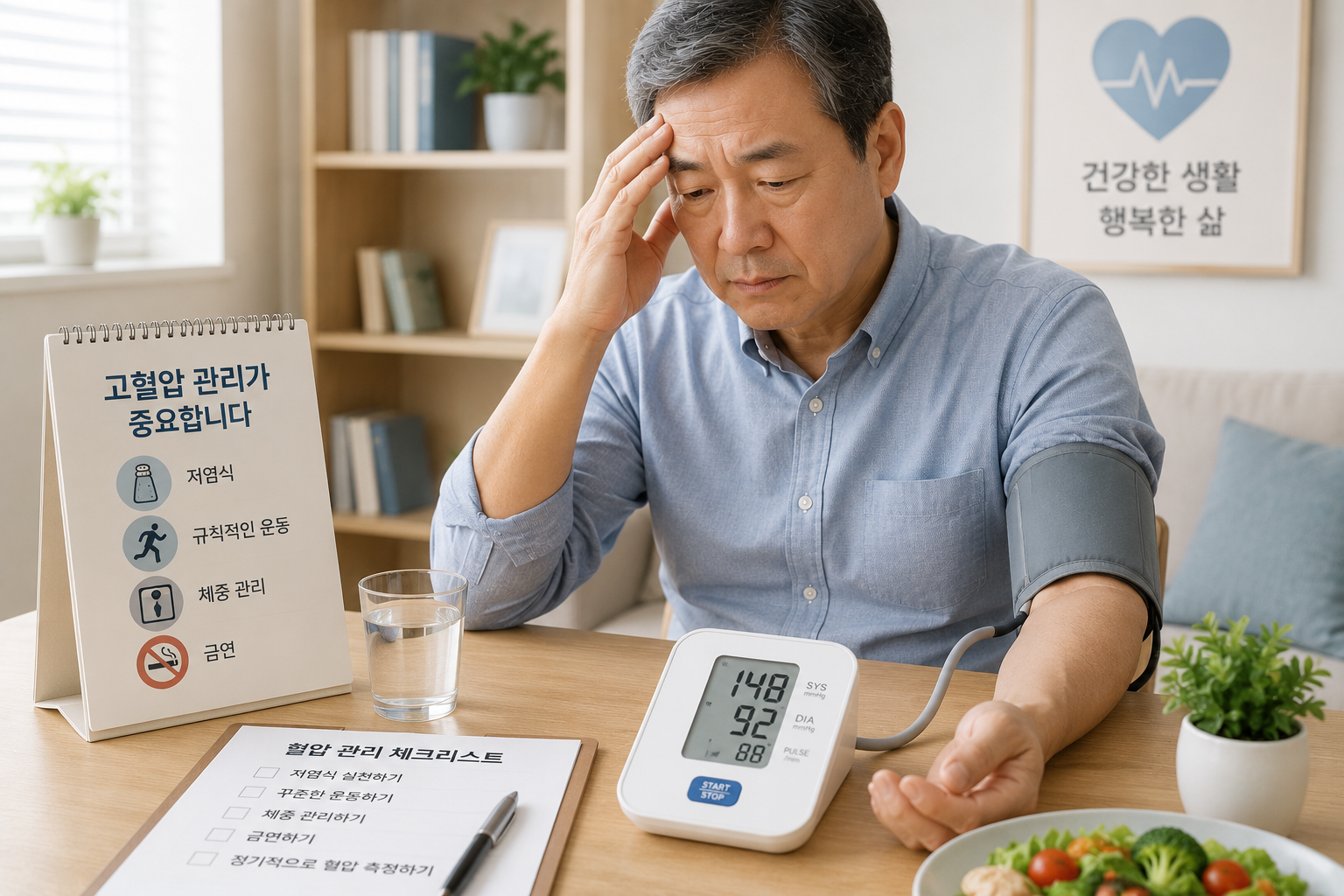 혈압 자가측정 방법