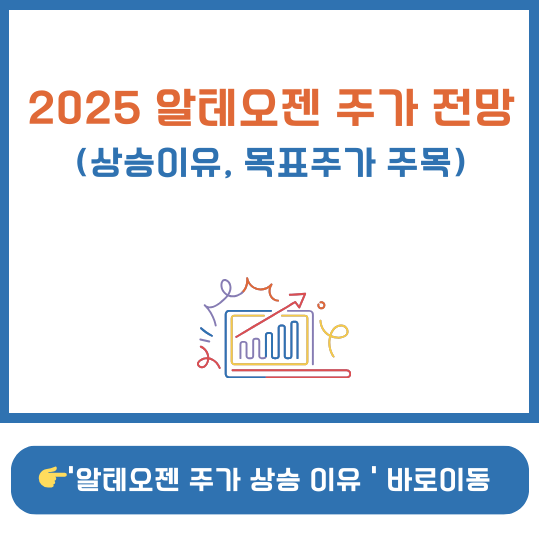 알테오젠 주가 전망 및 목표주가