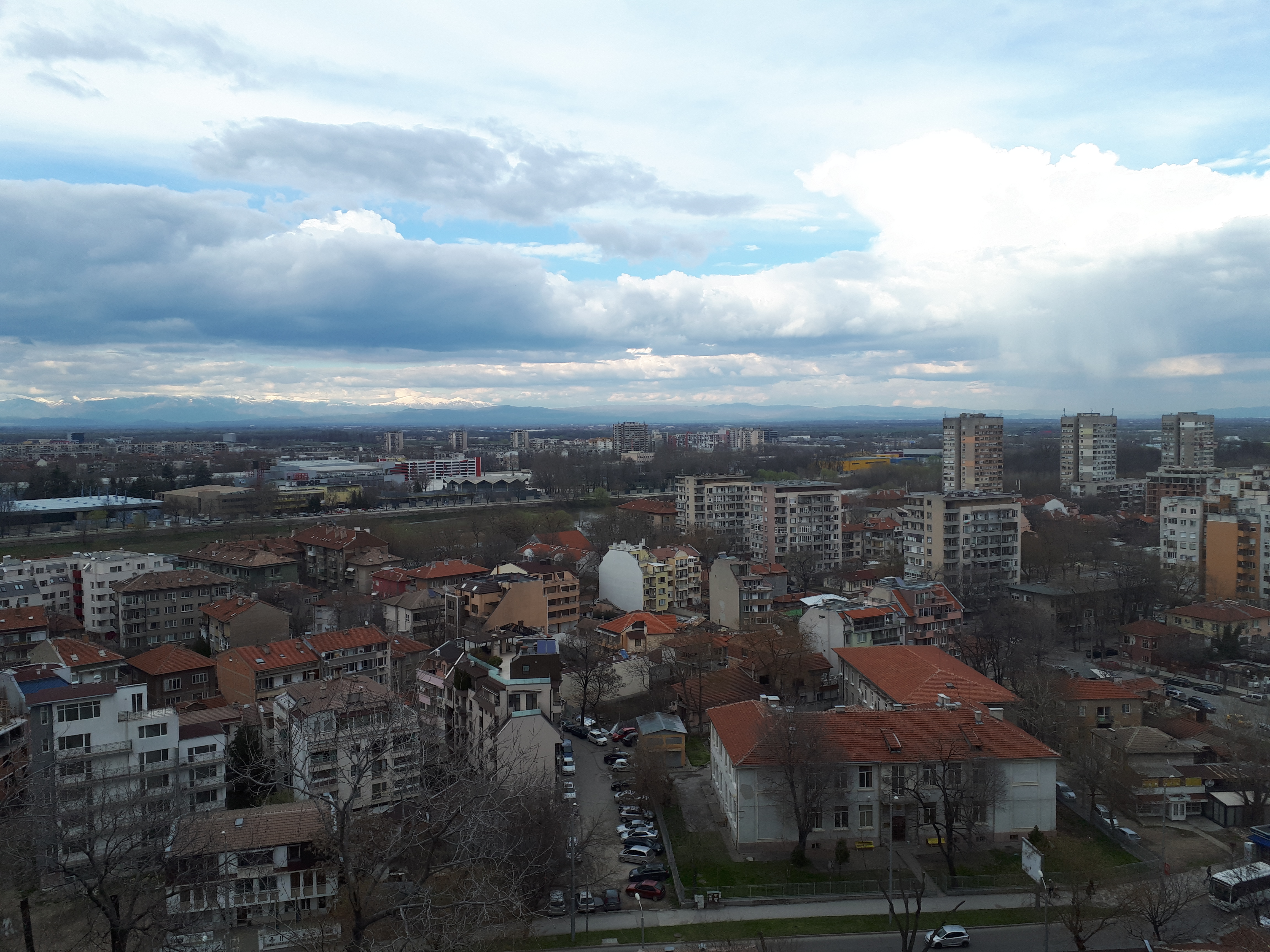 불가리아 플로브디프 언덕 뷰