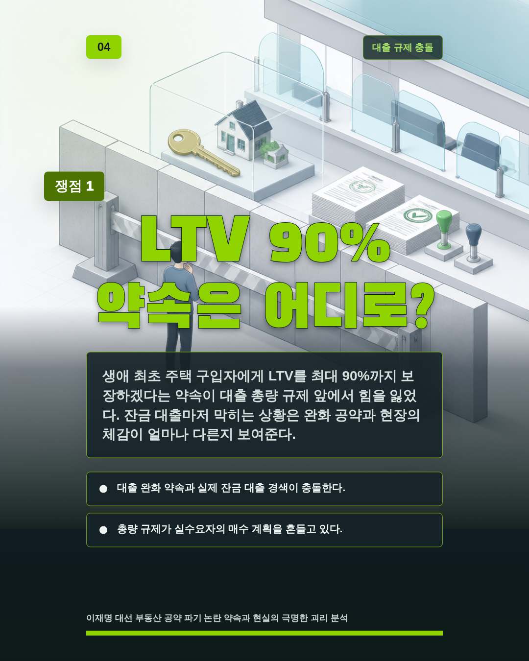 LTV 90% 약속은 어디로?