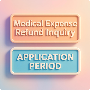 2025 의료비 환급금 조회 신청기간 이미지
