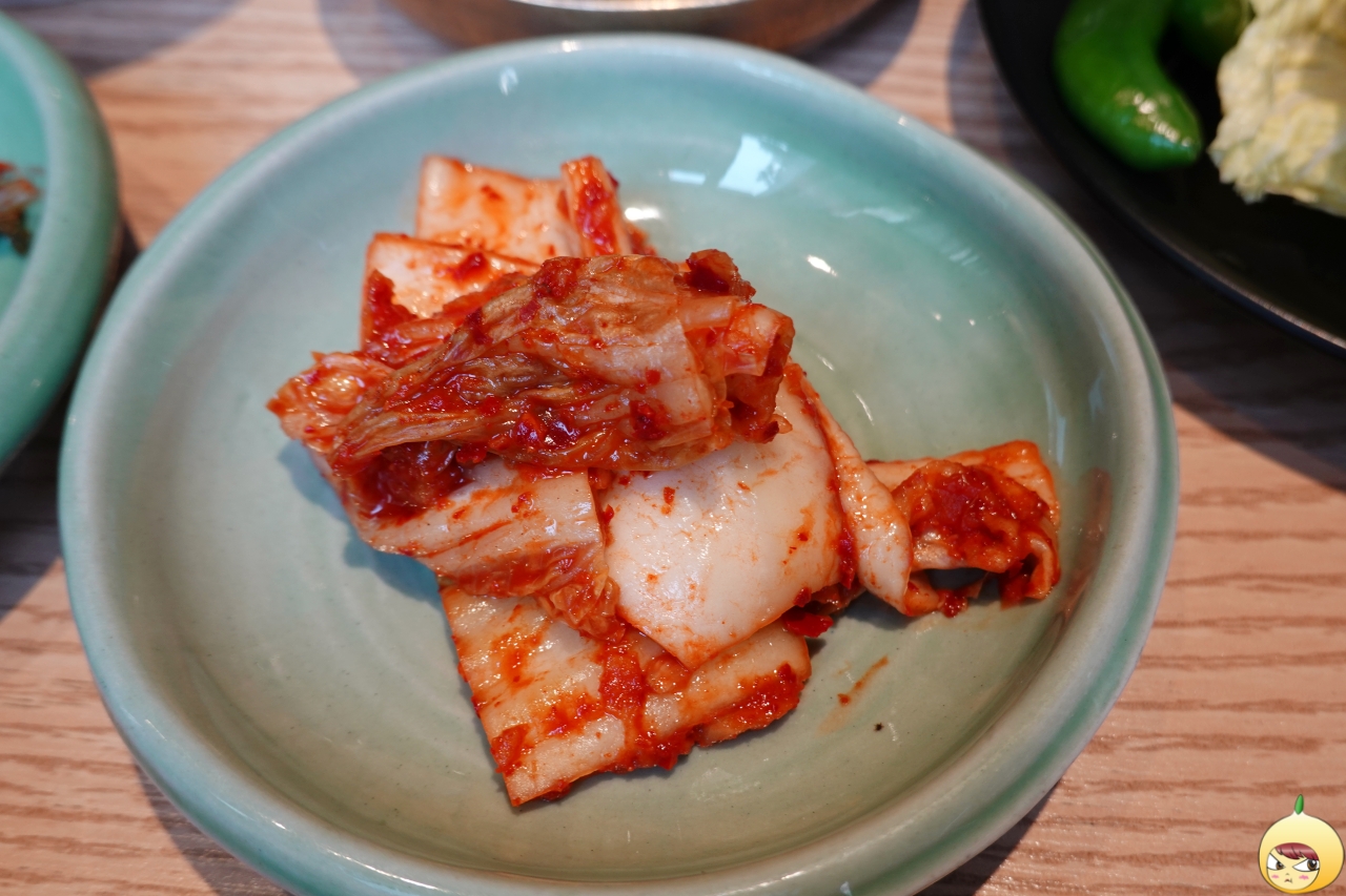 적당히 익은 배추김치